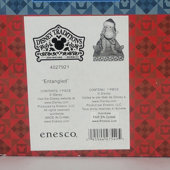 Jim Shore Disney Traditions Enesco Entangled Eeyore Figurine Winnie The Pooh - Picture 8 of 8